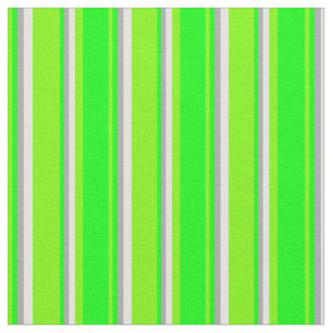 Tela Patrón verde, animado, gris oscuro y amarillo clar