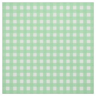 Tela Patrón Verde azulado de Mint Gingham Plaid contro