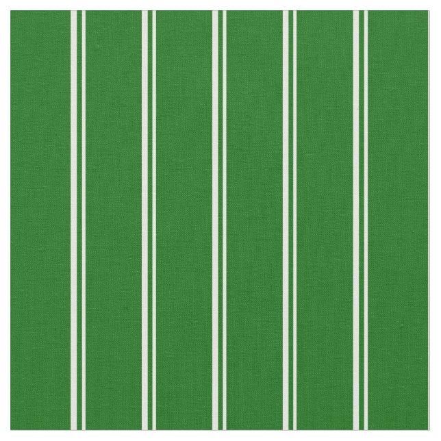 Tela Patrón verde blanco y oscuro (De cerca)
