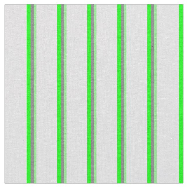 Tela Patrón verde claro, gris, cal y lavanda (De cerca)