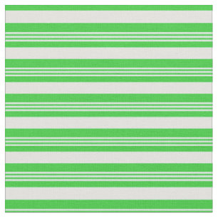 Tela Patrón verde de tiras y tiras livianas