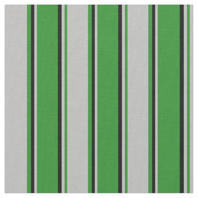 Tela Patrón verde, gris y negro del bosque (De cerca)