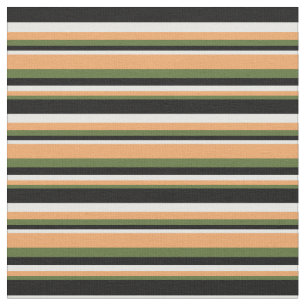 Tela Patrón verde oliva oscuro, marrón, blanco y negro