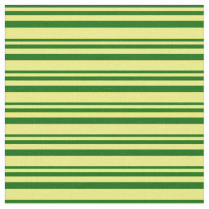 Tela Patrón verde oscuro y amarillo