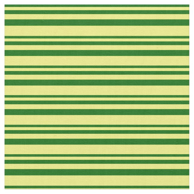 Tela Patrón verde oscuro y amarillo (De cerca)