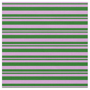 Tela Patrón verde oscuro y de ciruelas