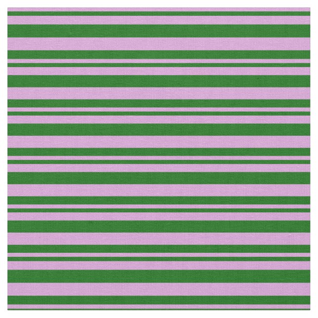 Tela Patrón verde oscuro y de ciruelas (De cerca)