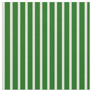 Tela Patrón Verde Oscuro y Lineado Beige