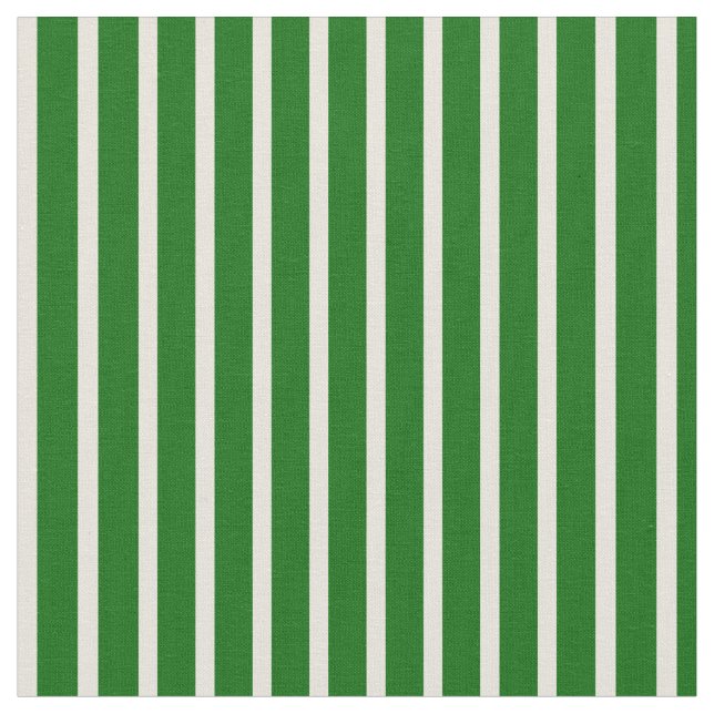Tela Patrón Verde Oscuro y Lineado Beige (De cerca)
