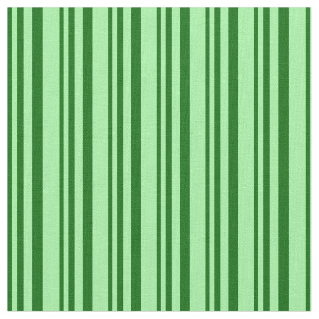 Tela Patrón verde oscuro y verde de franjas (De cerca)