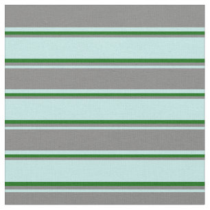 Tela Patrón verde turquesa, gris y oscuro