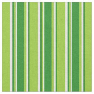 Tela Patrón verde, verde y blanco rayado/lineal