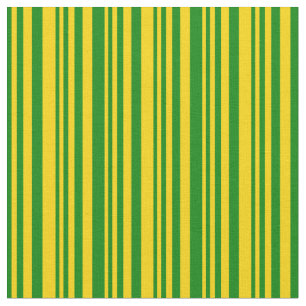 Tela Patrón verde y amarillo