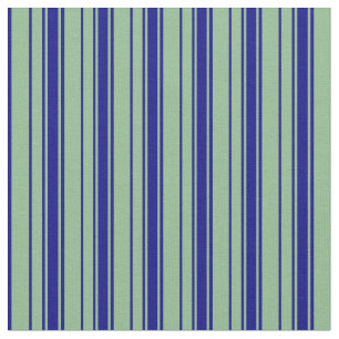 Tela Patrón verde y azul del mar oscuro