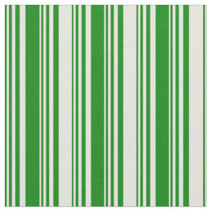 Tela Patrón verde y beige
