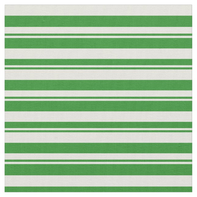 Tela Patrón verde y beige del bosque (De cerca)