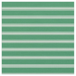 Tela Patrón verde y blanco del mar