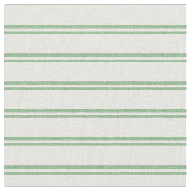 Tela Patrón verde y blanco del mar oscuro (De cerca)