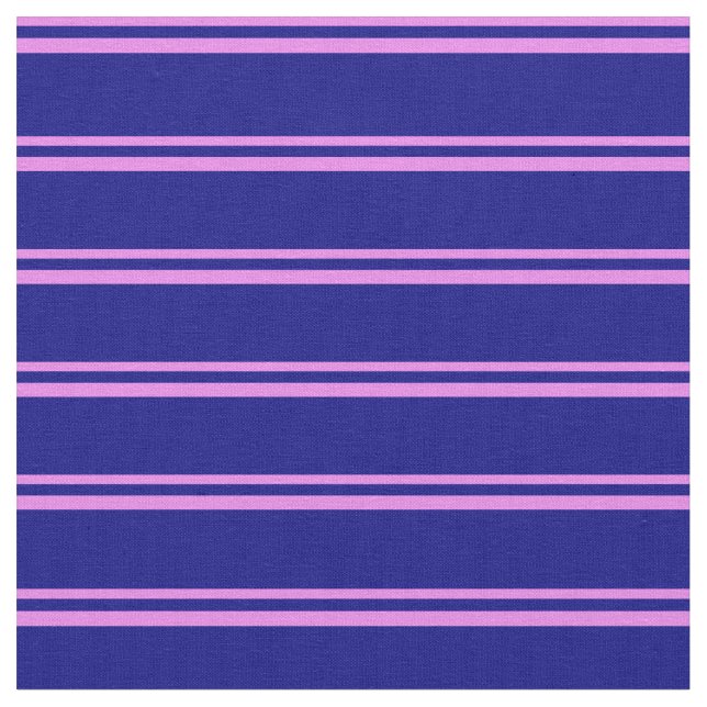 Tela Patrón violeta y azul (De cerca)