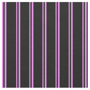 Tela Patrón Violeta y Lineado Negro