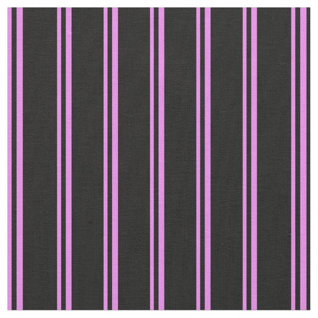 Tela Patrón Violeta y Lineado Negro (De cerca)