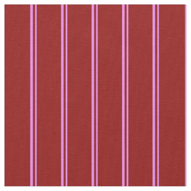 Tela Patrón violeta y rojo oscuro de rayas/líneas (De cerca)
