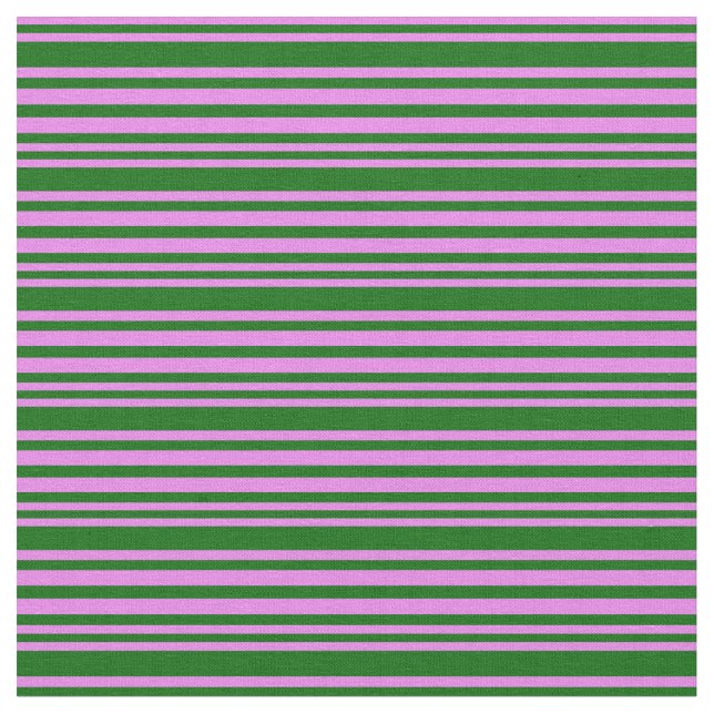 Tela Patrón violeta y verde oscuro (De cerca)