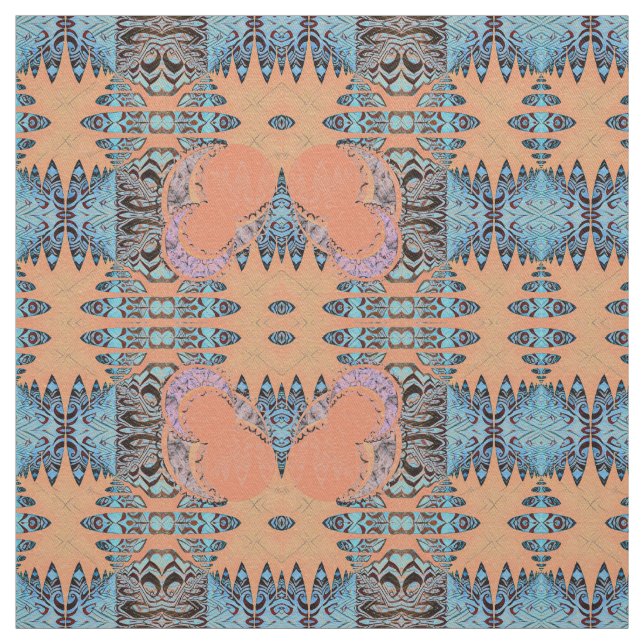 Tela Patrón y lunas (Retal)