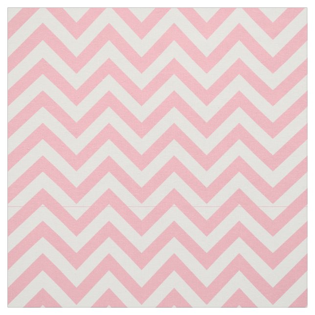 Tela Patrón ZigZag de Chevron LG rosa y blanco 12I (Retal)