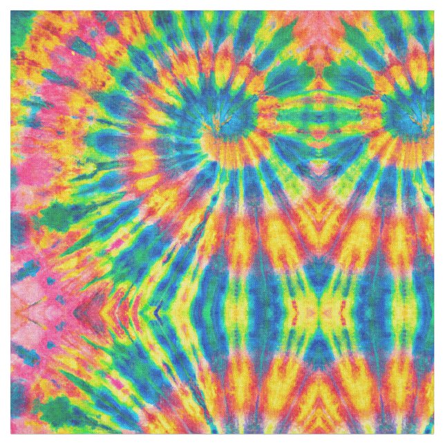 Tela Patrones coloridos Hippie de tinte (De cerca)
