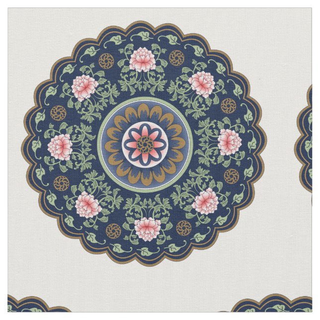 Tela Patrones de Mah Jongg (De cerca)