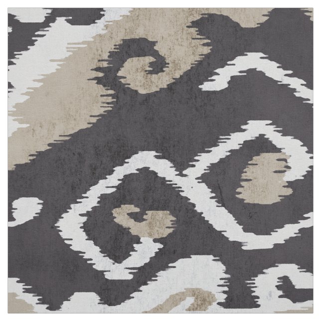 Tela Patrones tribales beige blanco neutro (Retal)