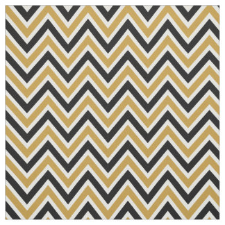 Tela Pattern Chevron Black & Gold