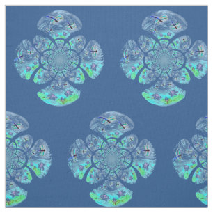 Tela Patteron Waterlily Dragonfly