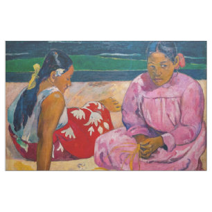 Tela Paul Gauguin - Mujeres tahitianas en la playa