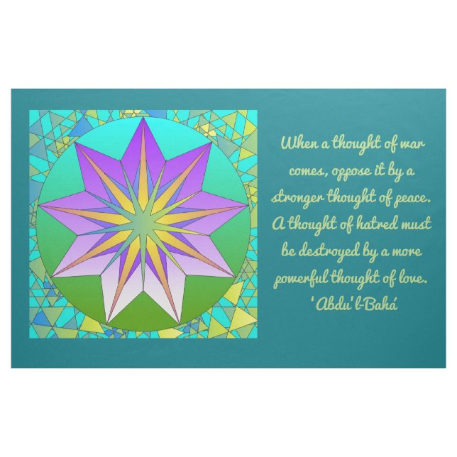 Tela Paz y amor (Yarda)