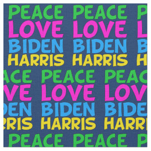 Tela Peace Love Biden Harris