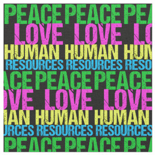 Tela Peace Love Recursos Humanos