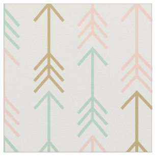 Tela Peach and Gold Arrows