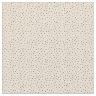 Tela Peach Gold Confetti Dots