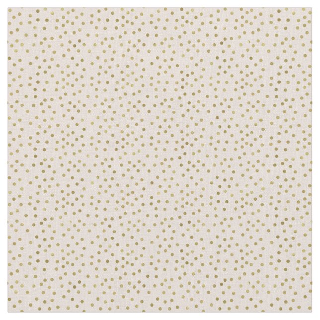 Tela Peach Gold Confetti Dots (De cerca)