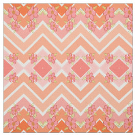 Tela Peach with Coral