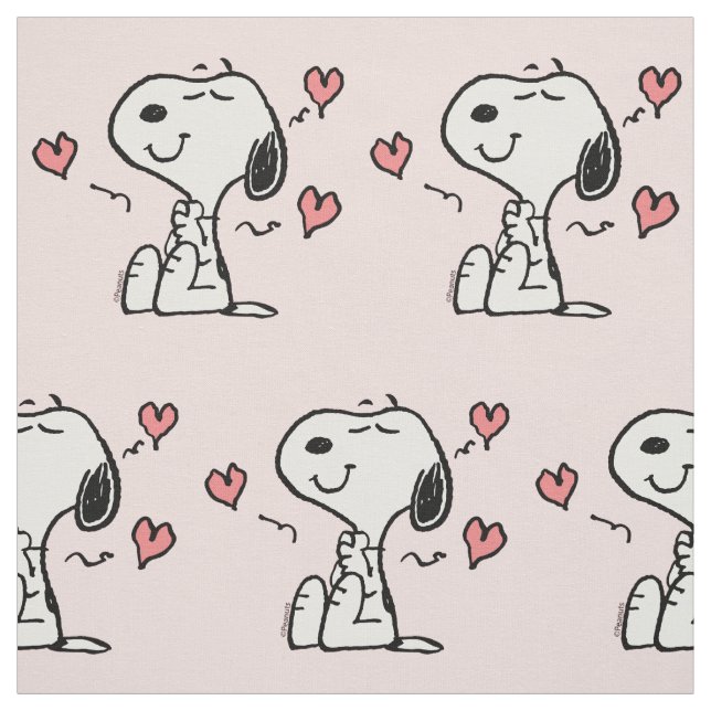 Tela Peanuts | Snoopy Corazones (Retal)