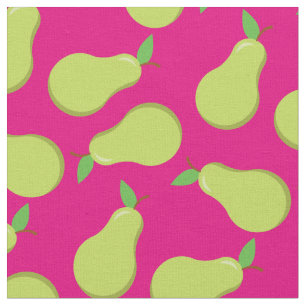 Tela Pears Cuit Fruit Kitchen Rosa