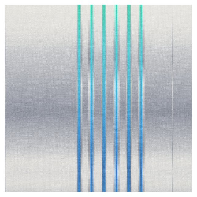 Tela peinada del algodón de la raya azul (56" (De cerca)