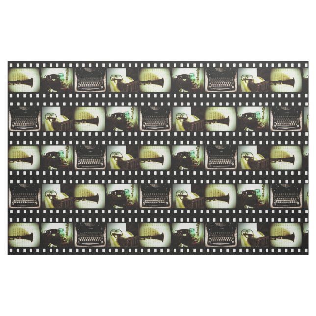 Tela Película del vintage ("Cuarto gordo" (fat quarter))