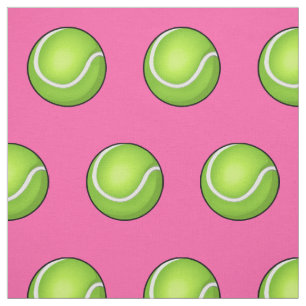 Tela Pelota de tenis rosada