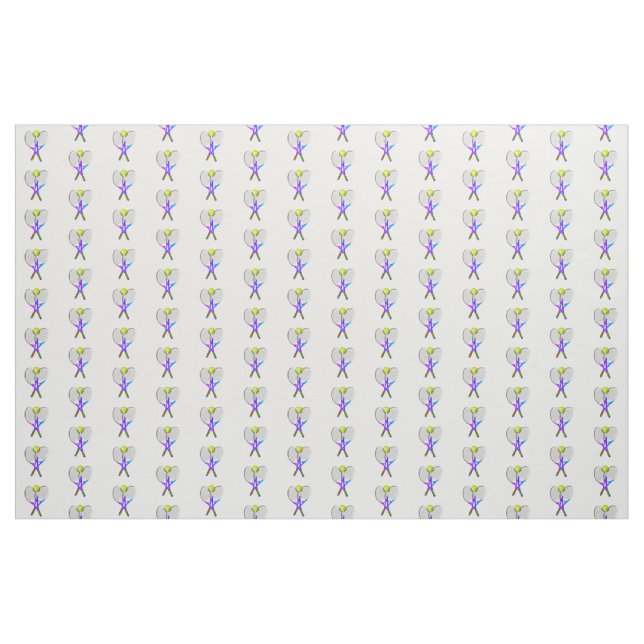 Tela Pelota de tenis y raquetas (Yarda)