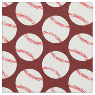 Tela Pelotas de béisbol Deportes Borgoña Granate