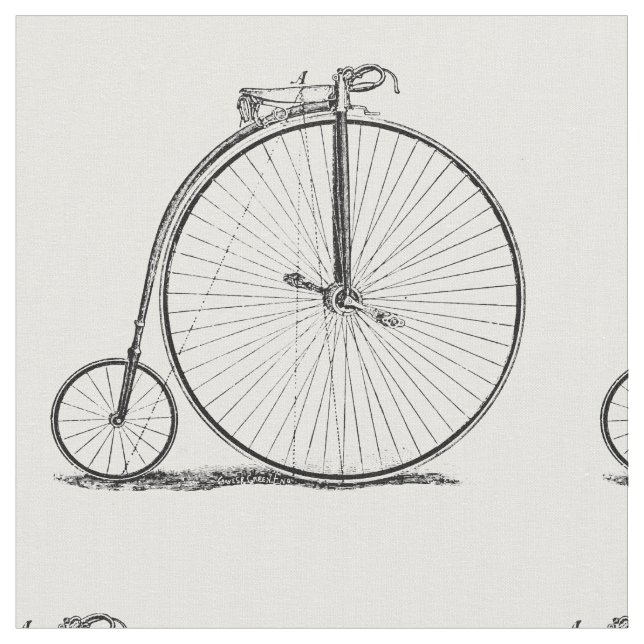 Tela Penny Farthing (De cerca)
